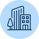 Icono de Proyectos residenciales y comerciales.